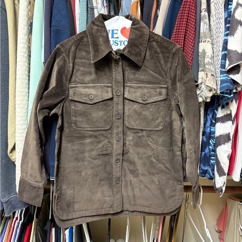 Madewell Corduroy Relaxed Shirt Jacket - Picture 4 of 9